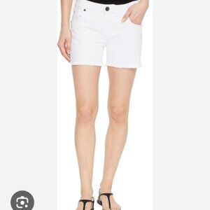 White Fray Shorts - KUT from the Kloth